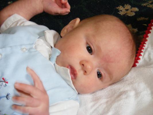 This was David's little suit.