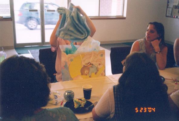 Here is a blanket made by Kristen Houchin.