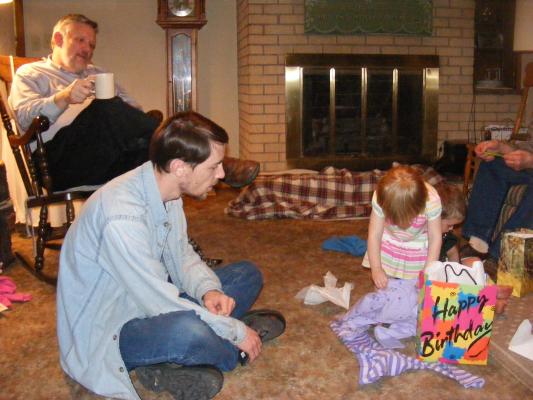 Sarah receives even more birthday presants