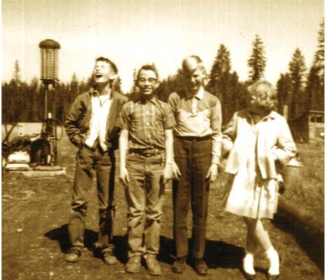 Junior, Ralph, Kim and Rosemary