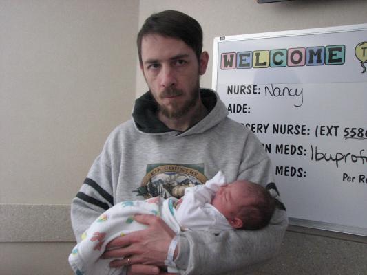 David holds Joshua