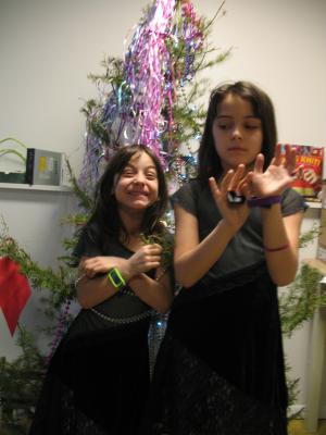 Andrea and Malia