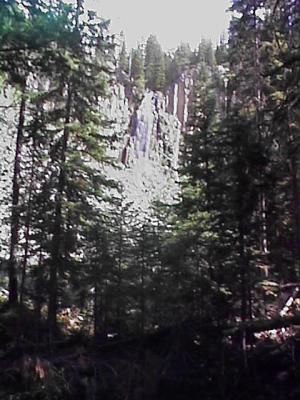 Hiking in Hyalite Canyon.