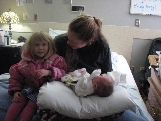 Sarah comes to see the baby.