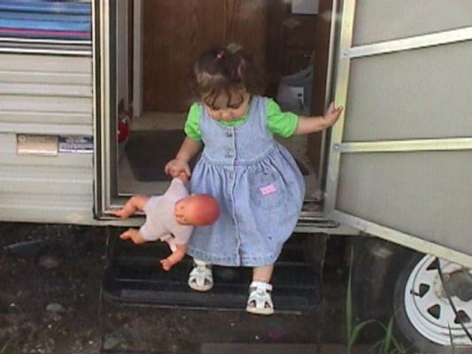 This is how you hold the baby